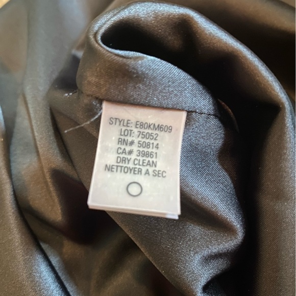 Elie Tahari Blue Dress with Ruffles Size 2 - Picture 4 of 5